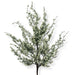 30-inch artificial cream mini berry spray with clustered cream berries on branching stems for Christmas trees, wreaths, garlands, and floral arrangements.