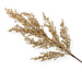 26-inch artificial gold mini berry spray with metallic gold berry clusters on branching stems for Christmas trees, wreaths, garlands, and holiday floral arrangements.