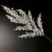 26-inch artificial white mini berry spray with pearl-like berry clusters on branching stems for Christmas trees, wreaths, garlands, and winter floral arrangements.