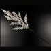 26-inch artificial white mini berry spray with pearl-like berry clusters on branching stems for Christmas trees, wreaths, garlands, and winter floral arrangements.