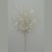 A 24" Mixed Christmas Spray White (63526-White) featuring delicate artificial white and cream flowers with foliage, accented by frosted greenery, arranged against a plain light background.