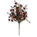 20-inch artificial burgundy mixed wild daisy berry spray with realistic daisies, berries, and greenery for wreaths, floral arrangements, and fall decorating.