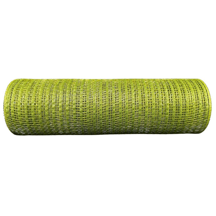 10 inch moss green Breeze wreath mesh, 10-yard roll for wreath making, swags, garlands, and seasonal decorating.