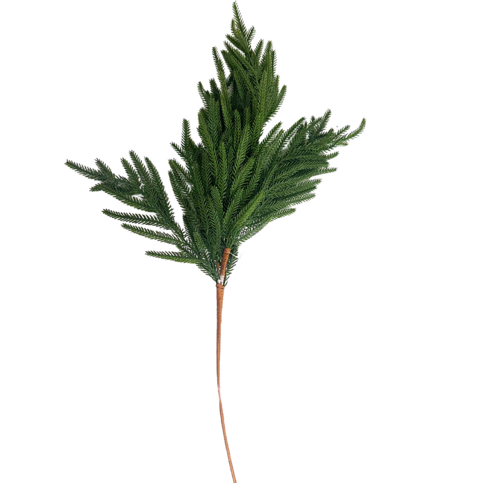 The 27" Real Touch Norfolk 84371 is a green plant with a graceful, elongated stem.