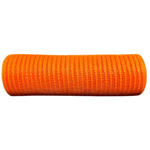 10 inch orange Breeze wreath mesh, 10-yard roll for wreath making, swags, garlands, fall decorating, Halloween, and seasonal displays.