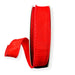 7/8-inch red faux dupioni wired ribbon on a 10-yard roll for accent bows, wreath details, gift wrapping, and seasonal decorating.