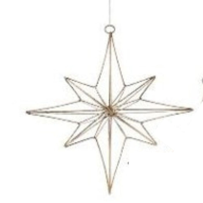 10" Wire Star Of Bethlehem Ornament MTX62198