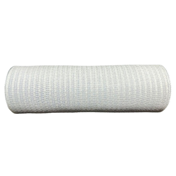 10 inch by 10 yard white breeze solid mesh