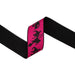 2.5 inch designer wired Halloween ribbon with witches on hot pink and black backing, 10-yard roll, SKU 9796W-175-63E.