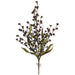 23-inch artificial purple wood berry spray with clustered berries and realistic foliage for wreaths, garlands, centerpieces, and floral arrangements.