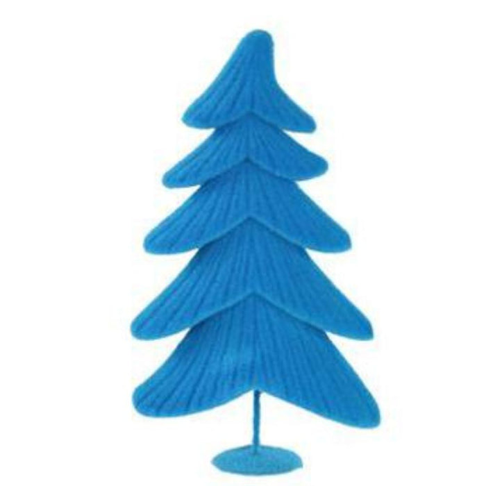 17"Hx10"L Flocked Whimsical Tree 6 Assorted Bright Colors XT858899