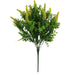 22" Yellow mixed greenery plastic bush 85611-YEL