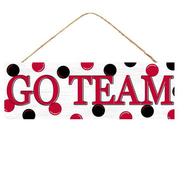 Red Black Georgia or Go Team Assorted Wall Hanging AP809899