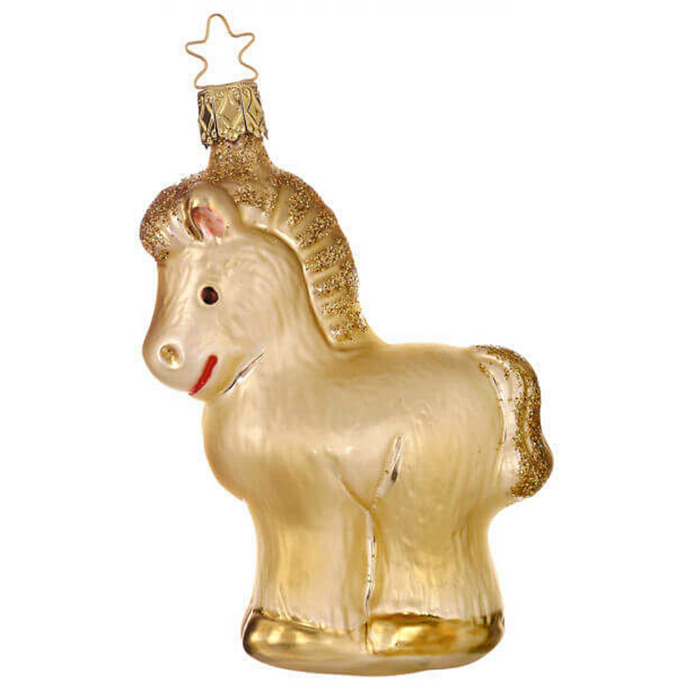 First Pony Christmas Ornament Inge-Glas of Germany 1-008-06