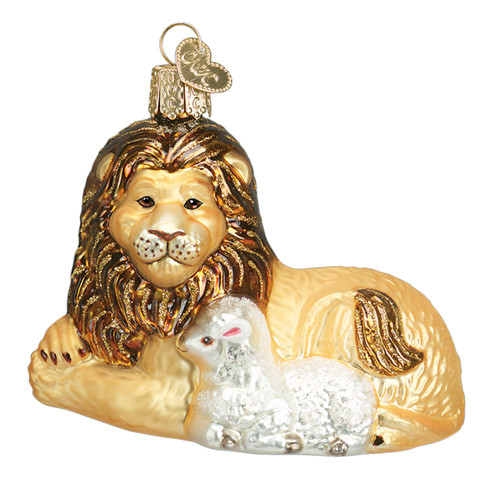Lion And Lamb Ornament Old World Christmas Ornament 12086