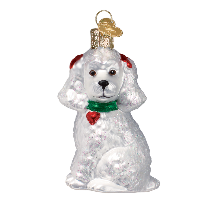 Assorted Poodle (A) Ornament Old World Christmas Ornament 12152