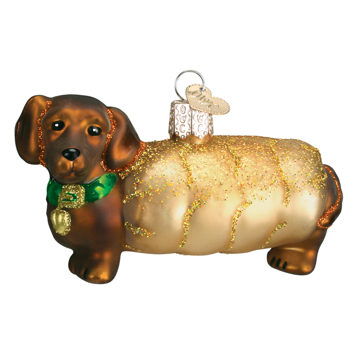 Wiener Dog Ornament Old World Christmas 12247