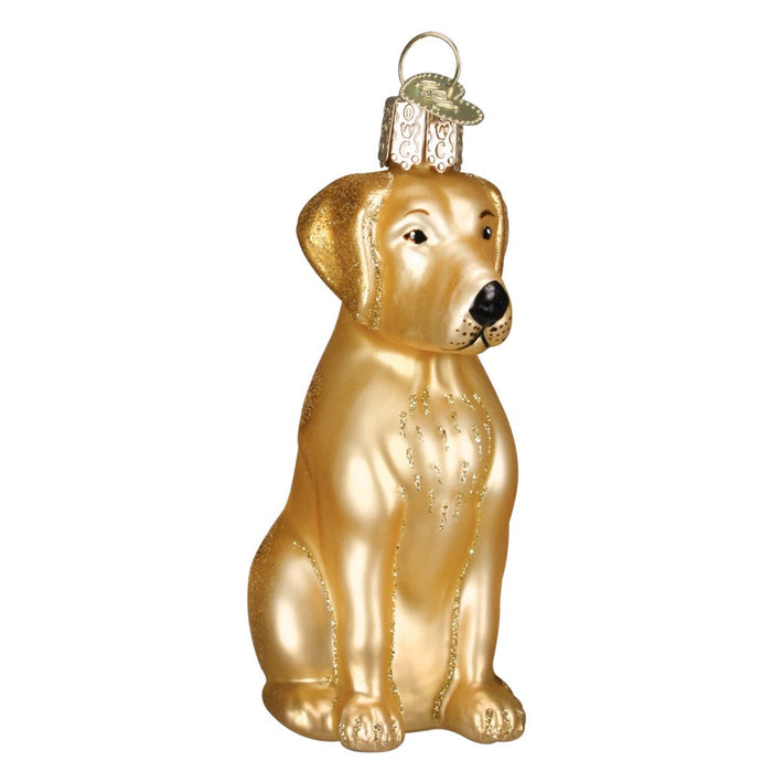 Yellow Labrador Dog Old World Christmas Ornament 12386