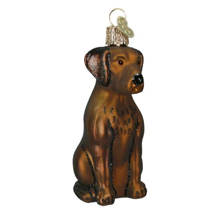 Chocolate Labrador Dog Old World Christmas Ornament 12387