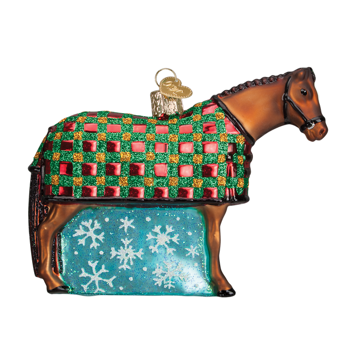 Snowflake Horse Ornament Old World Christmas Ornament 12424
