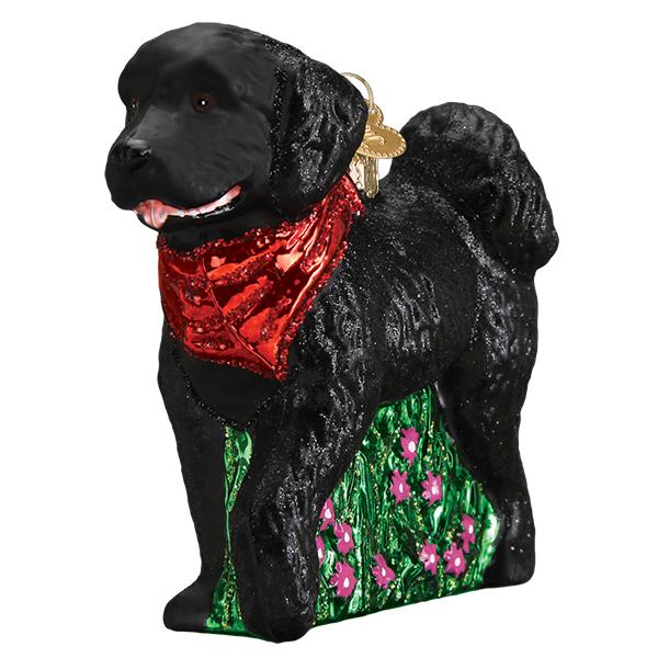 Black Doodle Dog Old World Christmas Ornament 12560