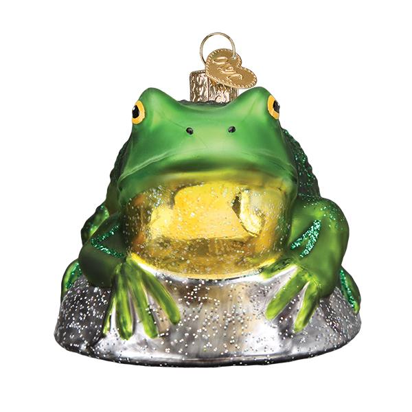 Bull Frog Old World Christmas Ornament 12565