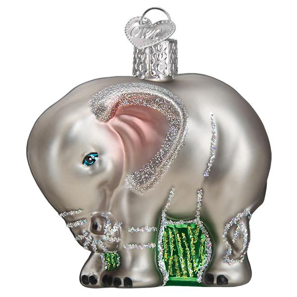 Baby Elephant Old World Christmas Ornament 12576