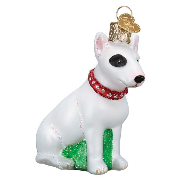 12587   Bull Terrier Ornament   Old World Christmas Ornament