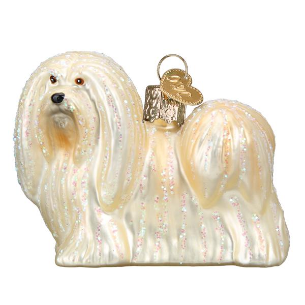 Lhaso Apso Ornament Old World Christmas Ornament 12588