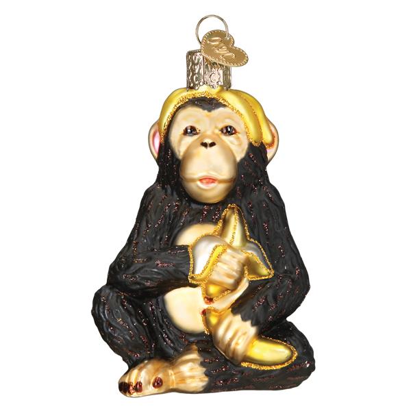 Chimpanzee Ornament Old World Christmas Ornament 12591