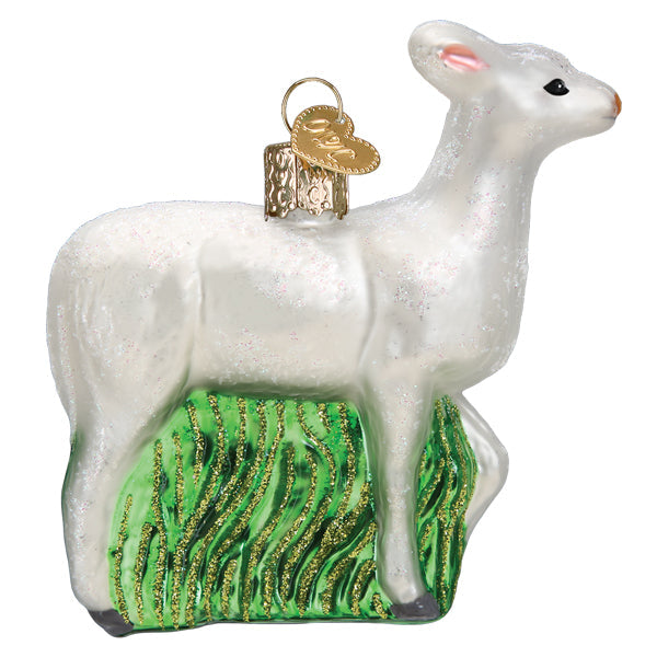 Seneca White Deer Ornament  Old World Christmas  12605