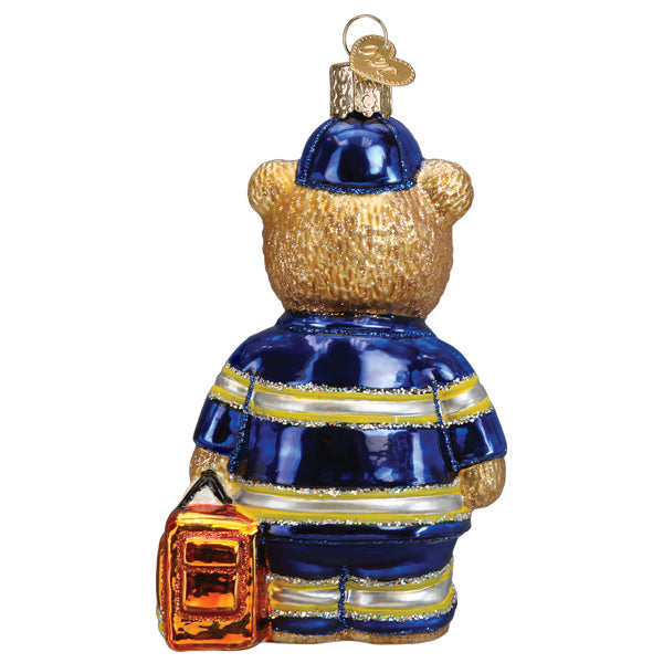 Emt Teddy Bear Ornament  Old World Christmas  12648