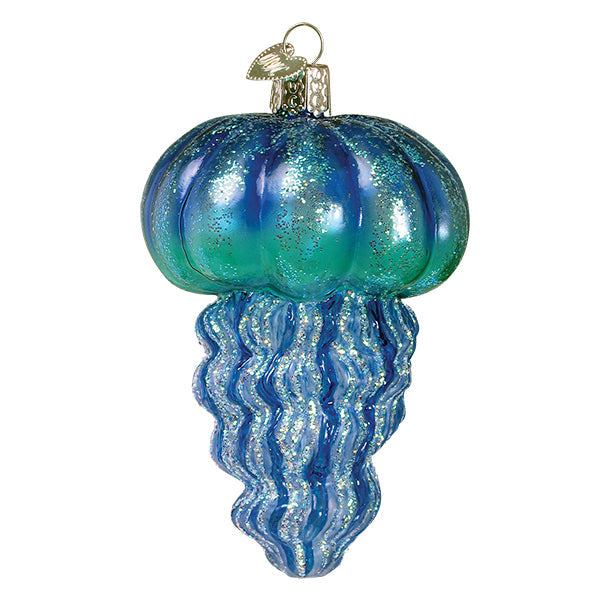 Blue Jellyfish Ornament  Old World Christmas  12657