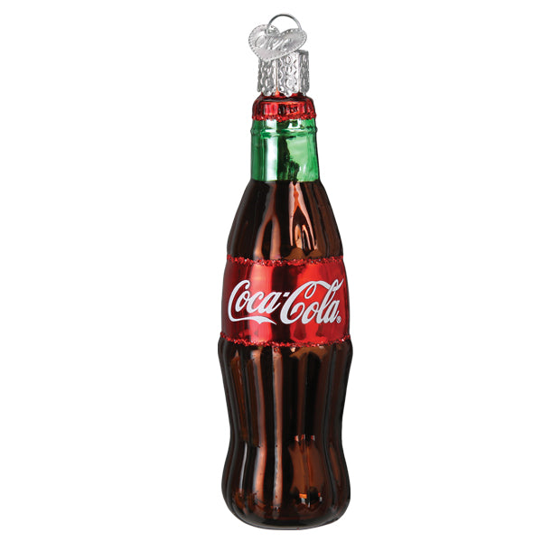 Coca-Cola Bottle Set  Old World Christmas Ornaments 14032
