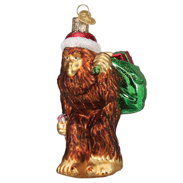 Santa Sasquatch Ornament Old World Christmas 24213