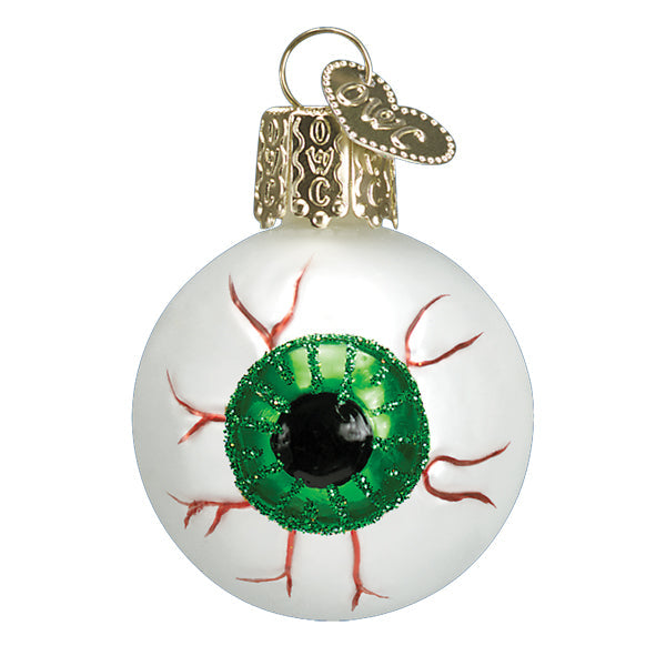 Green Evil Eye Ornament  Old World Christmas  26091