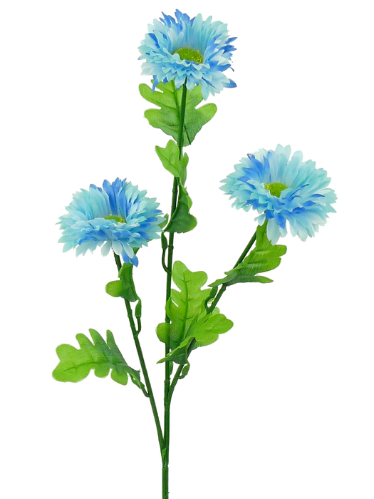 23" Blue Gerber Spray with 3 Stems 29422BL