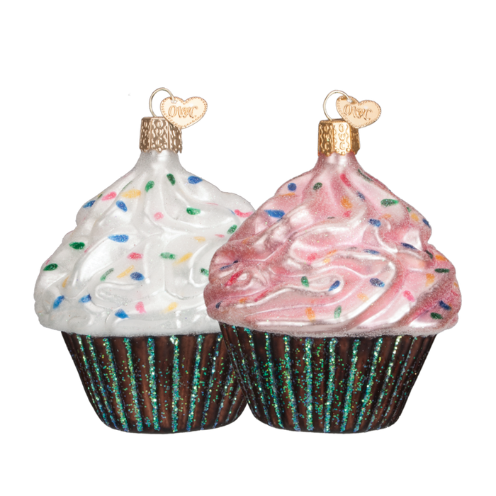 Chocolate Cupcake 32195 Old World Christmas Ornament Assorted