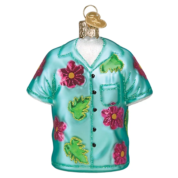 Hawaiian Shirt Old World Christmas Ornament 32430