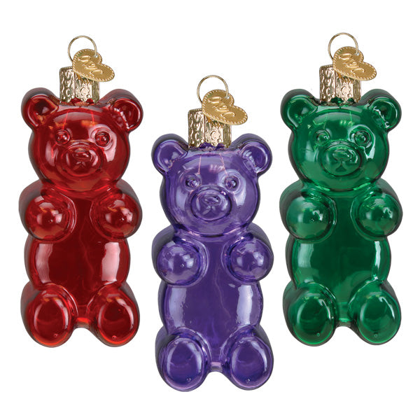 Jelly Bear Set Ornament  Old World Christmas  32487
