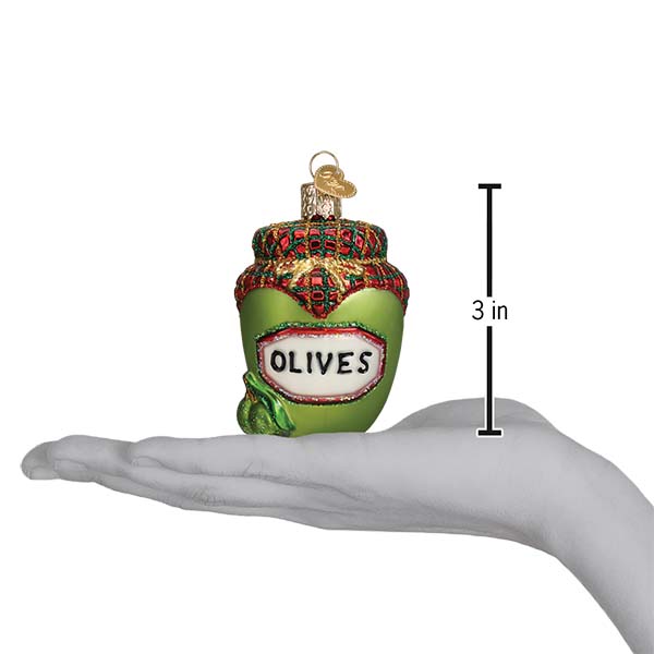 Jar Of Olives Ornament  Old World Christmas  32513