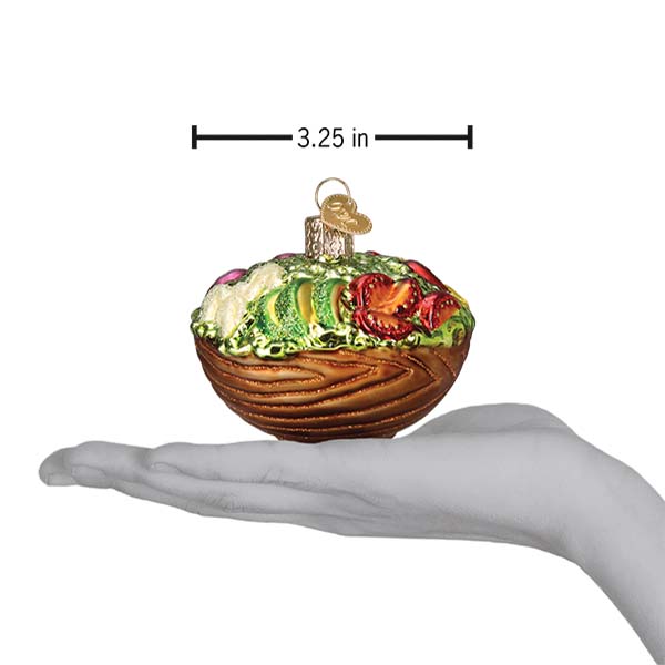 Bowl Of Salad Ornament  Old World Christmas  32527