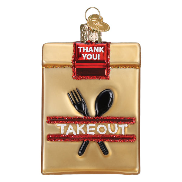 Takeout Bag Ornament  Old World Christmas  32529