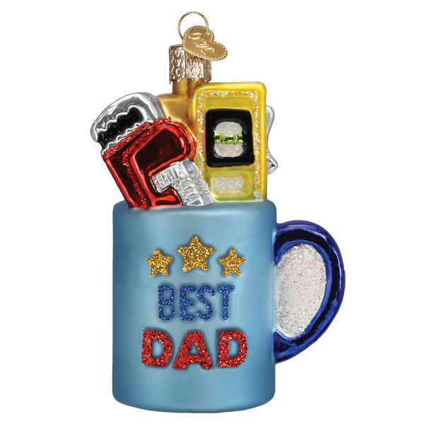 Best Dad Mug Ornament  Old World Christmas  32544