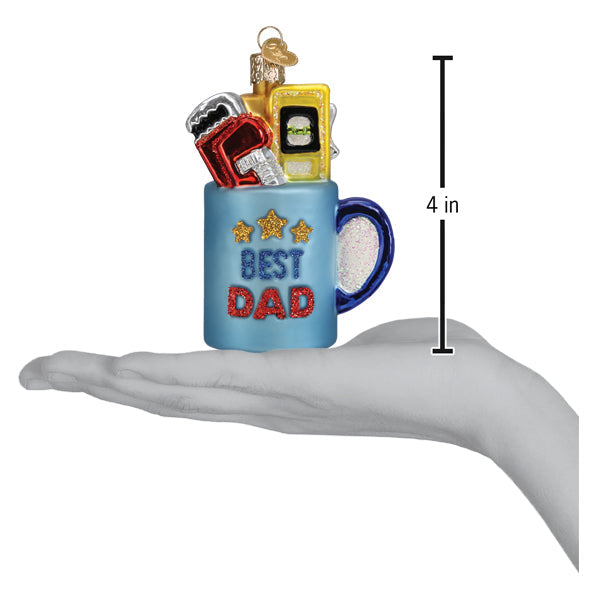 Best Dad Mug Ornament  Old World Christmas  32544