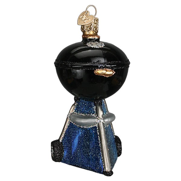 Black Classic Barbecue Ornament  Old World Christmas  32556