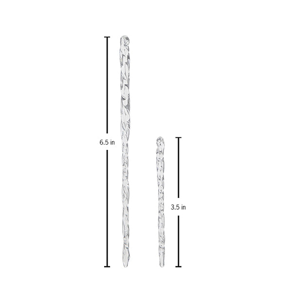 Clear Glass Icicles Set Of 24 Ornament  Old World Christmas  34046