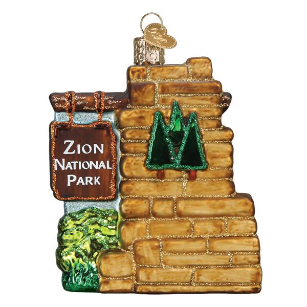 Zion National Park Ornament Old World Christmas Ornament 36285