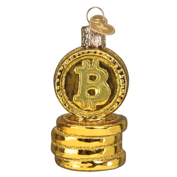 Bitcoin Old World Christmas Ornament 36300