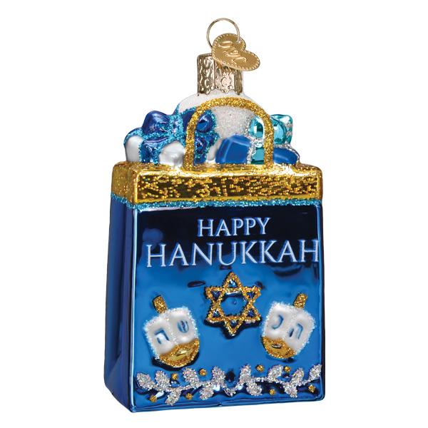 Happy Hanukkah Old World Christmas Ornament 36302